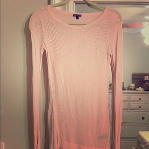 Express long fishnet shirt